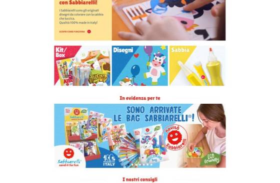Sabbiarelli - homepage